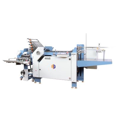 High Speed Cross Fold Knife Folding Machine With 480mm Width 10 Buckle Plate