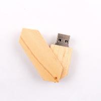 Lecteur instantané en bois 2,0 d'USB de torsion de 180 degrés et logo 50-100MB/S gravant en refief d'USB 3,0