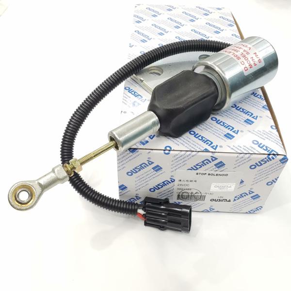 OUSIMA Fuel Shutdown Solenoid Valve 3991168 Stop Solenoid For CUMMINS 4BT R130