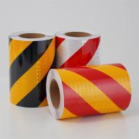 PVC radium adhésif bande réfléchissante adhésif jaune et rouge