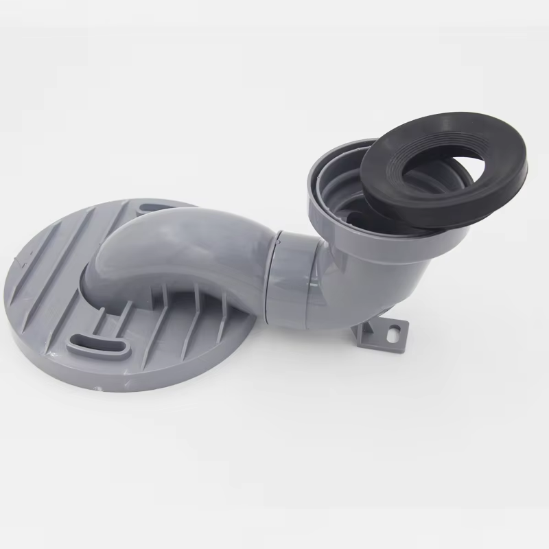 Bathroom Toilet Connection Drain Pipe Plastic Pipe Shifter Polyvinyl Chloride Offset Plate Connection Pipe