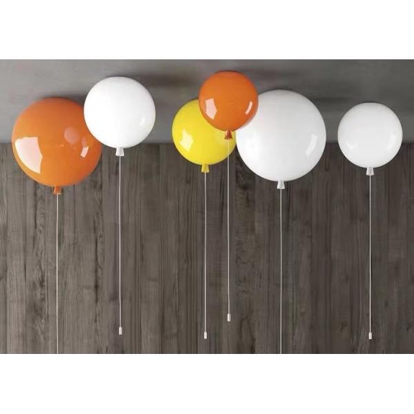 Kids Children Bed Room Pendant Light Colourful Glass Balloon Led Ceiling Lamp