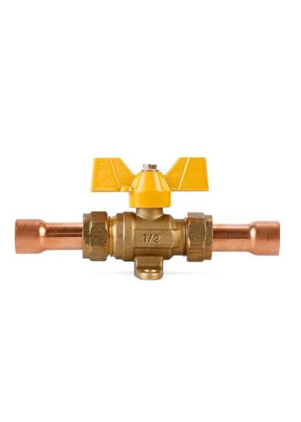 Antirust Forged Brass Gas Valve Multifunctional Heat Resistant