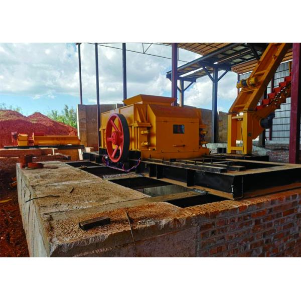 25 - 55м3/ч Машины для изготовления кирпичей Роликовая дробилка Линия производства красного кирпича