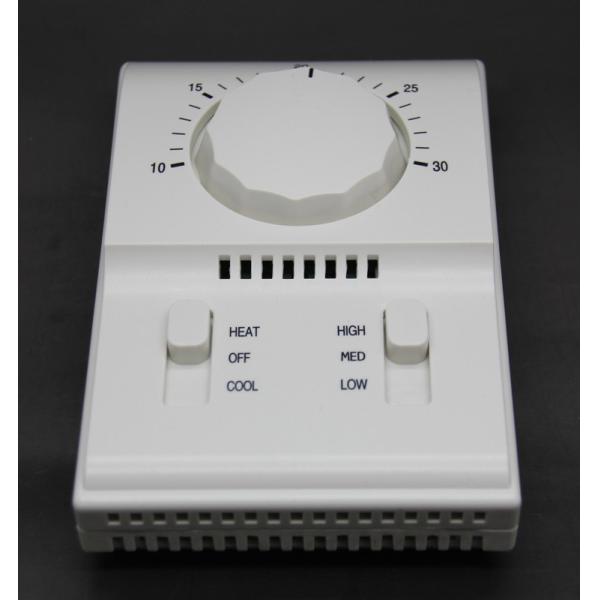AC220V Room and Fan Coil Thermostat Working with 3 Speed Fan