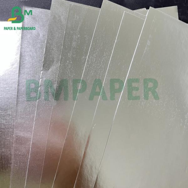 Smooth 80gsm Wet Strength Silver Golden Aluminum Metallized Paper