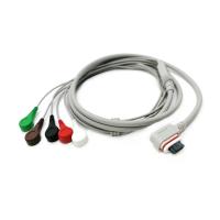 Cable 2008594 001 distales de la broche del cable AHA de la ventaja ECG de GE Holter Recorder 5