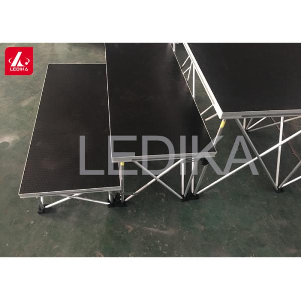 Складывая алюминиевая платформа этапа складная удобная высота 200мм до 800мм