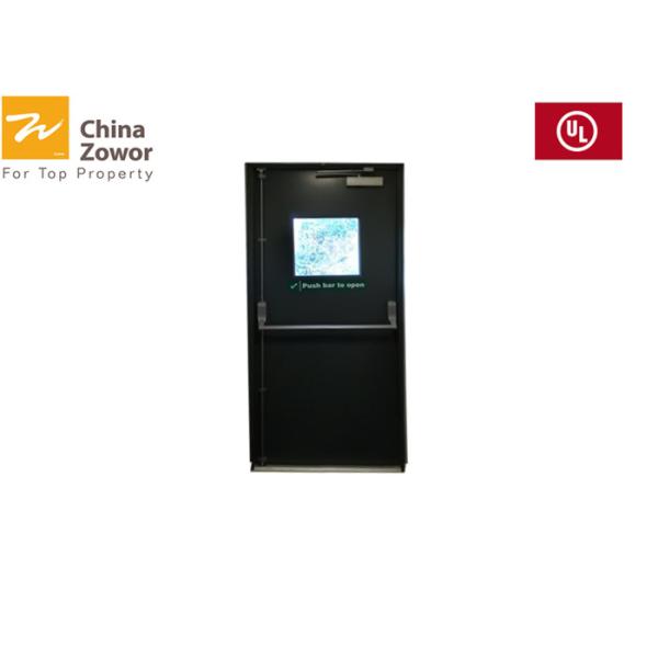 Double Opening FD90 UL Internal Fire Doors With Glass