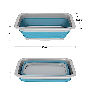 Outdoor 37L Folding Storage Bucket With Cover Collapsible Bucket - 10-Liter Multipurpose Wash Bin for Camping