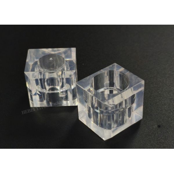 Square Transparent Perfume Bottle Caps Fragrance locking Loop
