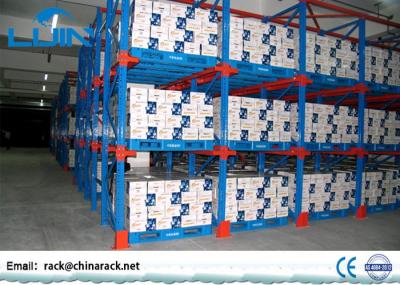 Warehouse Drive In Racking System , AS4084-2012 Heavy Duty Drive Through Racking