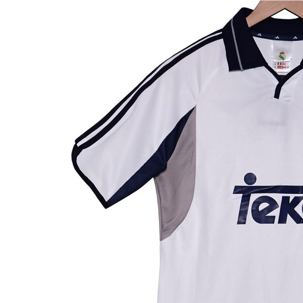 Real Madrid 2000 Retro Home Fan Edition Jersey Pays Tribute to the Galacticos Era