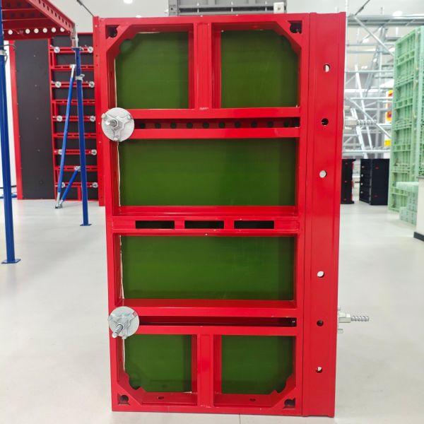 Reusable Aluminium Column Formwork Red Aluminium Shuttering For Cost Effective Concrete Casting