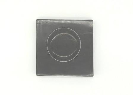 suporte de pedra de toalha de papel de 29cm, suporte de mármore preto de toalha de papel lustrado