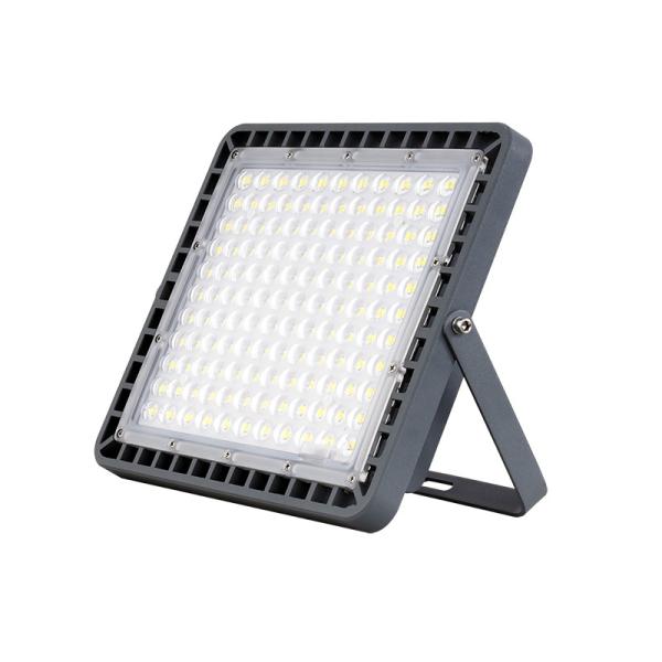 Outdoor LED solar flood light | Warehouse lighting IP65 high power | Die-cast aluminum wall light | Suitable for courtya