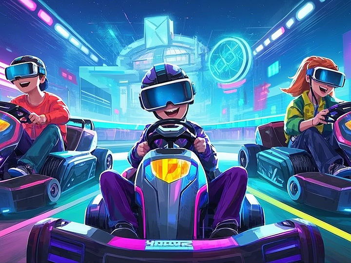 Commercial Electric MR Go-Kart Games Machine Amusement Park  Indoor MR Go Karting Adults and Kids Bumper Cars for Sale