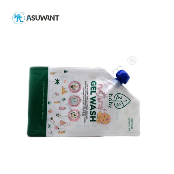Soft Beverage Squeeze Baby Food Liquid Stand Up Spout Pouch