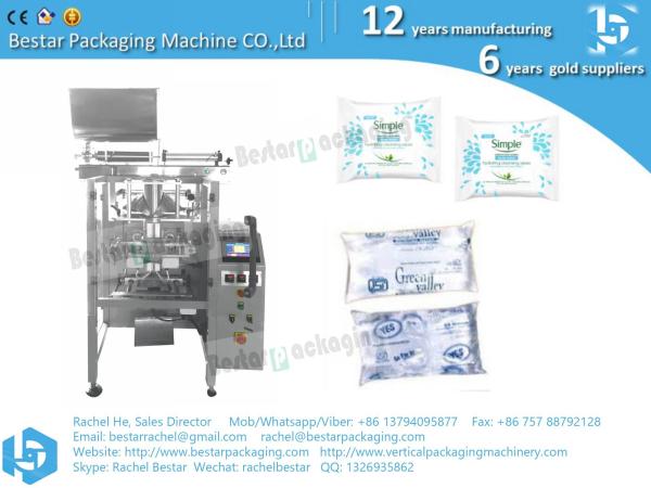 Pouch water filling and sealing machine automatic measuring 500ml, 1000ml, 2000ml, 5000ml