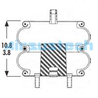 2B9-230 Rubber Bellows Goodyear Air Spring 3.5 Kg Weight With Steel Plate Air Suspension