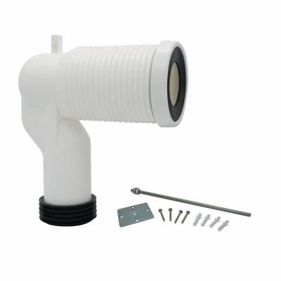 The Drain Valve Of The Bathroom Toilet Pan Connection Is Connected To The Bend Pipe Of The Toilet Drain Pipe For Drainage.