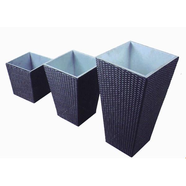 outdoor furniture wicker flower pot-3003