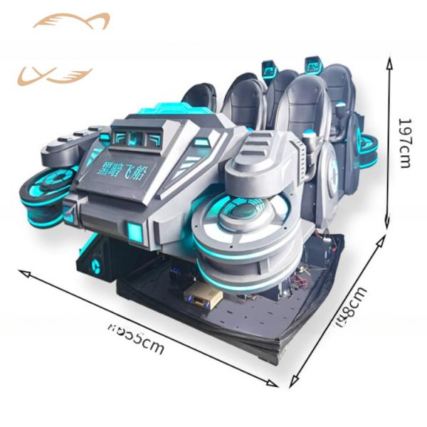 Produits du parc d'attractions Dreamland 9d vr cienma chaise vr simulateur 6 places 9d vr lunettes de cinéma