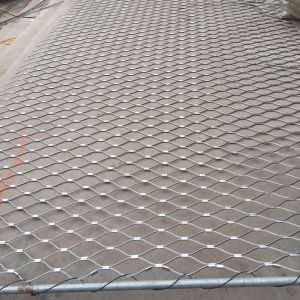 Stainless Steel Wire Rope Netting X-Tend Mesh 1M Width For Industrial