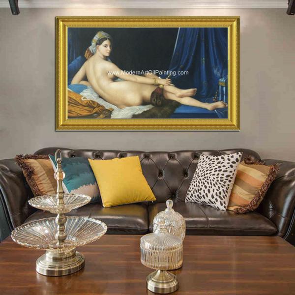 Картина маслом людей холста, обнаженное воспроизводство картины маслом женщины на белье