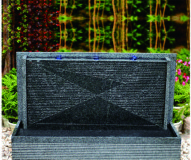 Music Waterfall Cast Stone Garden Fountains For Indoor / Outdoor Use 230 * 60 * 200cm