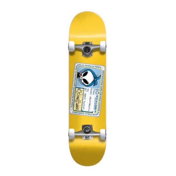 Blind Skateboards Old Boney Bastard Yellow Complete Skateboard First Push - 8.25 x 32