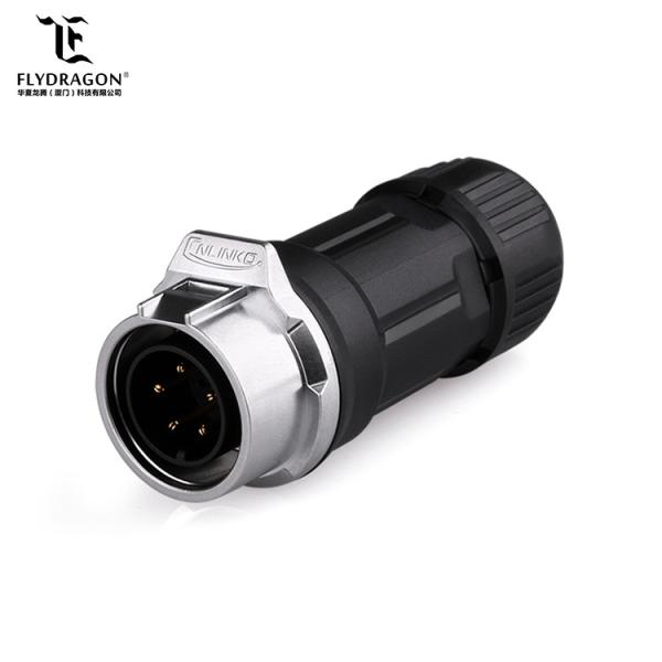Electronic Components Wiring 26-24 AWG Male Female Waterproof Cables Connectors Quick Plastic Electric 5PIN Connectors