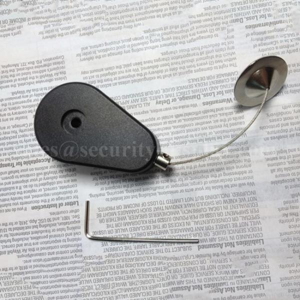 segurança Recoiler da caixa de tração de 3M Tape Anti Theft com cabo de nylon da tampa