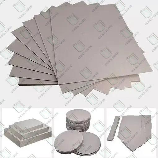3 mm Grão Alta espessura Eco-friendly Book Binding Board Para portáteis Capas/Grey Chip Board