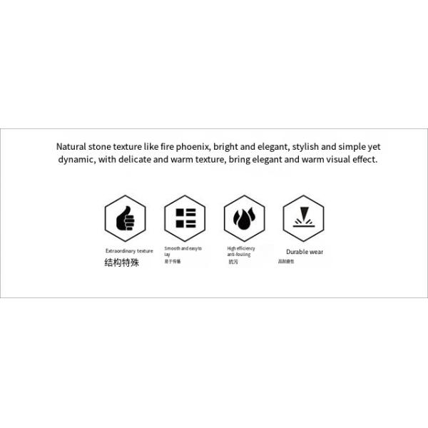 600 X 600mm Polished Porcelain Floor Tiles Black Gold Double Vitrified Tiles