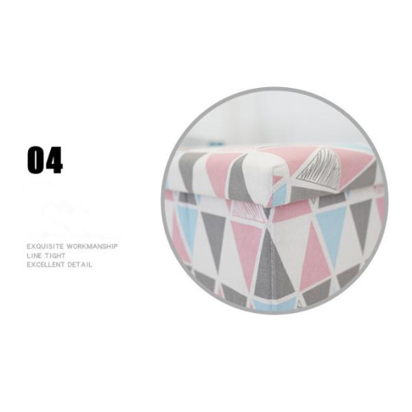 Living Room Contemporary Footstool Ottoman With Storage