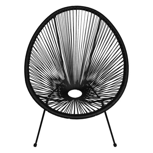 Outdoor Furniture Garden Metal Chairs with Cushion and UV Resistant Performance