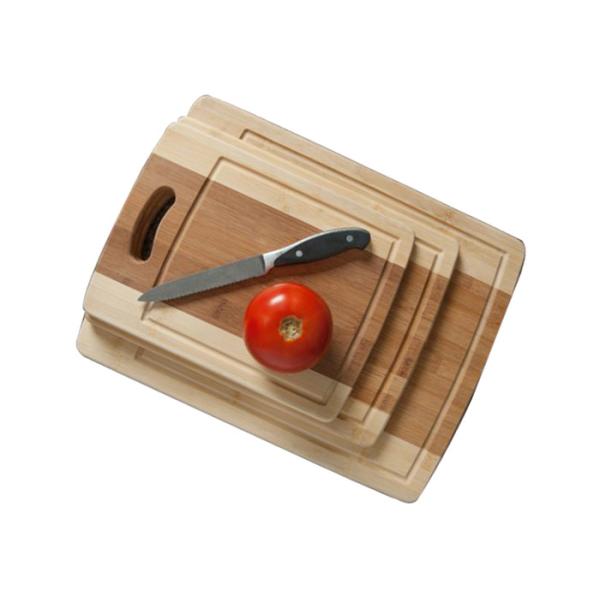Factory Direct Sell Thick  Wooden Bamboo Cutting Board chopping board set