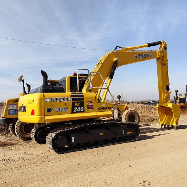 Commande d'usine utilisée Komatsu Pc200-8N1 Excavateur Excavateur Crawler Backhoe