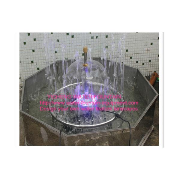 Diameter 68cm Smoky Shape Water Fountain Equipment Stainless Steel