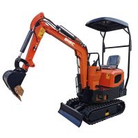 Máquina mini-excavadora de pequena dimensão de 1 tonelada de alta eficiência operacional em Tianjin