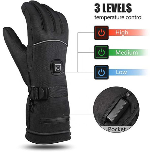 USB-powered Heated Gloves Featuring USB Charging Touchscreen Compatibility And Graphene Heating Sheets For Men And Women Outdoor