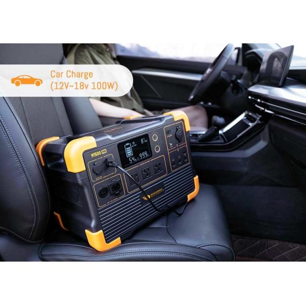 Generador solar UPS portátil de 2000W con capacidad de batería de 1450Wh