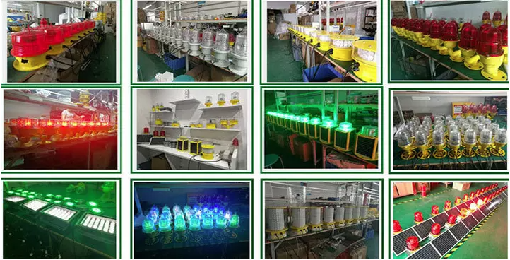 UV Protected Polycarbonate IP65 Waterproof Low Intensity L810 Solar Obstacle Aviation Obstruction Light with 100,000 Hours Lifespan