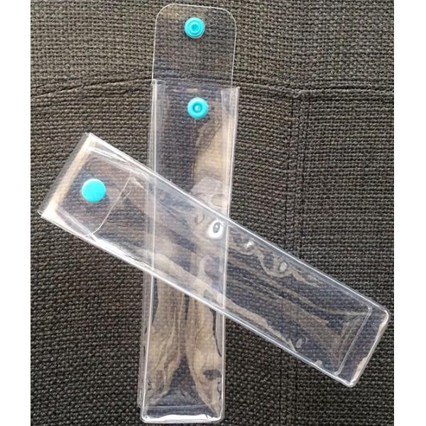 la coutume cosmétique de sac de sachet en matière plastique de PVC de 0.4mm BSCI