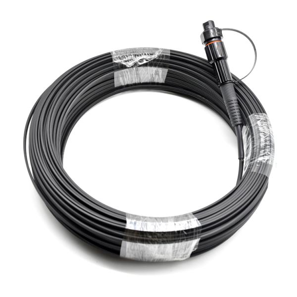IP68 SC APC 1F G657A2 Fiber Drop Cable Pigtail 100m