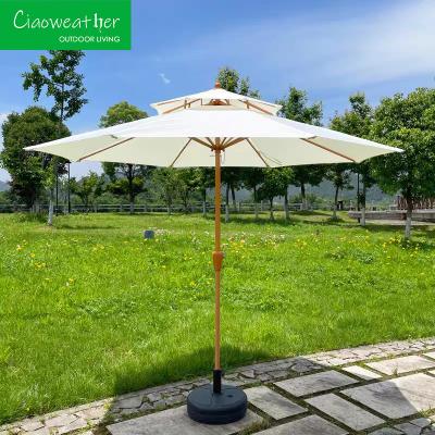 Ombrelle de plage Ombrelle personnalisée avec mousse extérieure et tissu résistant à l'eau