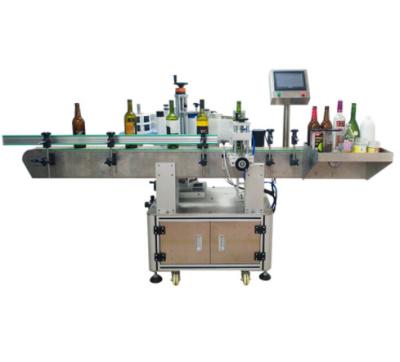 Automaticamente máquina de etiquetas completa da garrafa redonda labeller manual da garrafa redonda com CE PBF da impressão do código da data