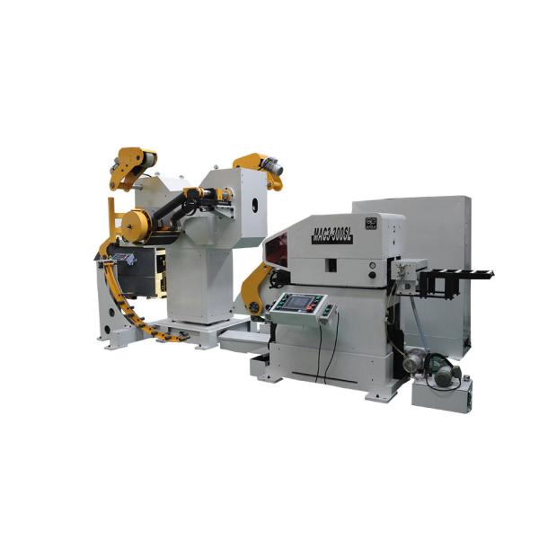 Metal Forming Stamping Upper 4 Down 3 Work Roll Decoiler Straightener Feeder Machine