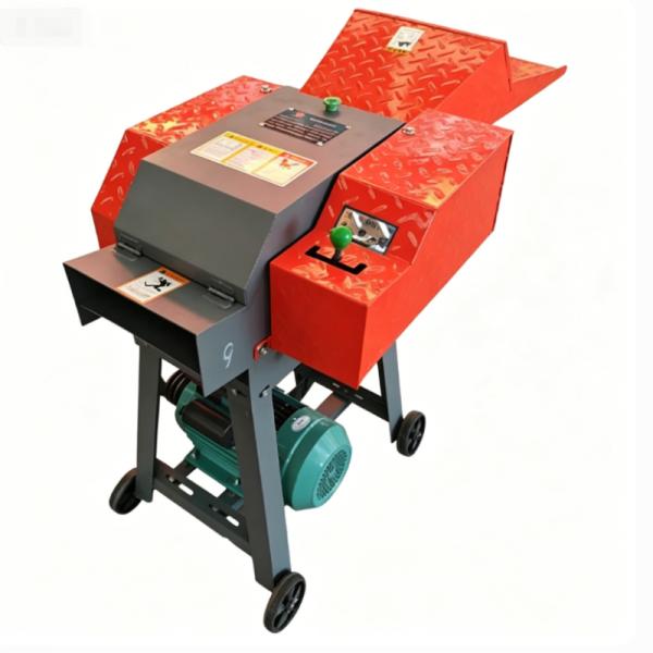 Steel Agricultural Chaff Cutter Machine With Motor Animal Feed Chopper